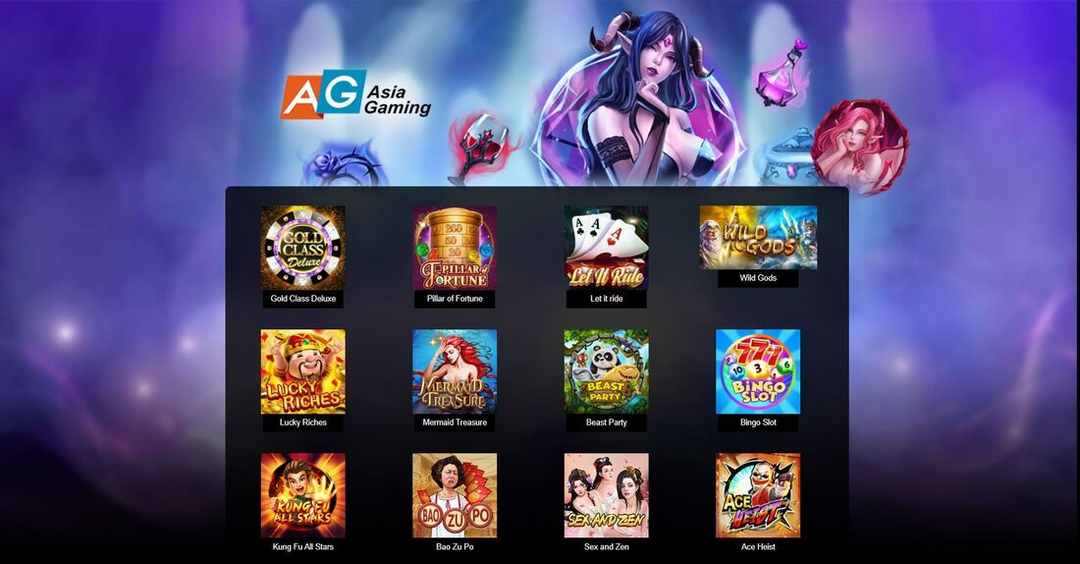 Ag chuyên cung cấp hàng đầu game Slot tại châu Á