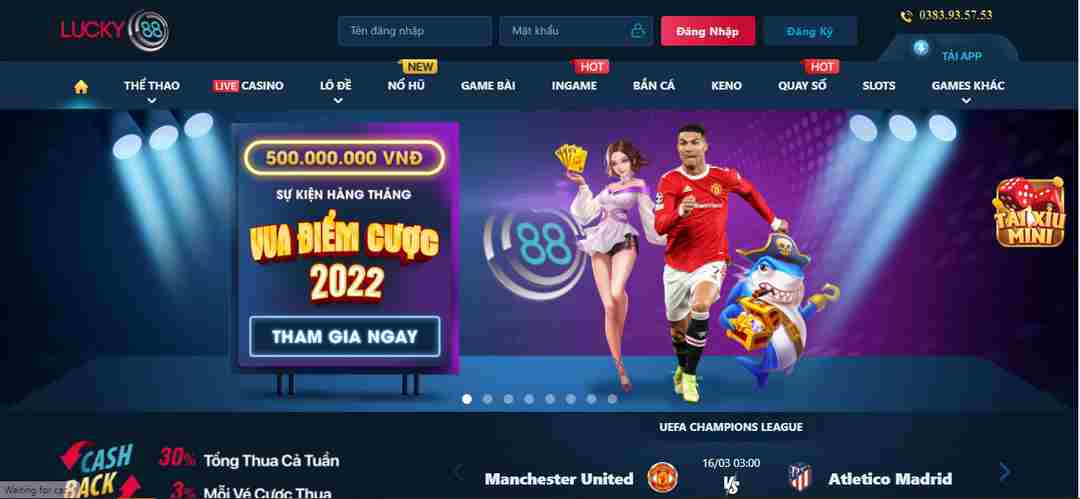 Khám phá thiên đường cá cược Lucky88