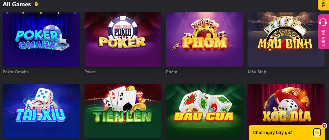 đa dạng lựa chọn chơi casino cho cược thủ